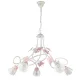 ONLI LAMPADARIO BUTTERFLY BIANCO/ROSA 5 LUCI 4924/5