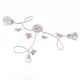 ONLI PLAFONIERA BUTTERFLY BIANCO/ROSA 3 LUCI 4924/PL3