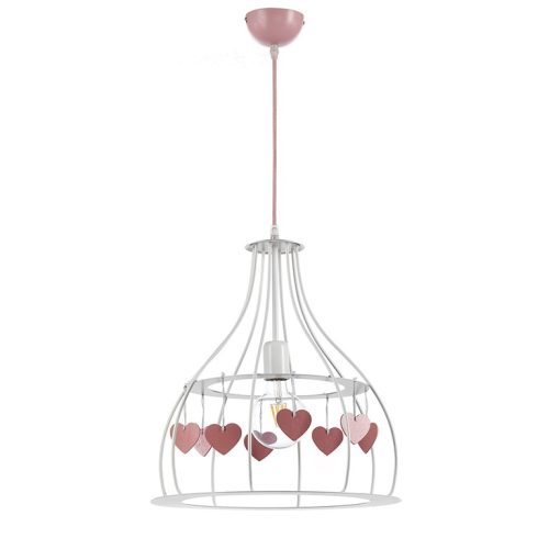 ONLI SOSPENSIONE TITTA BIANCA CUORI ROSA 4929/S