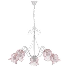 ONLI LAMPADARIO MIA BIANCO/ROSA 4969/5