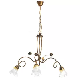 ONLI LAMPADARIO ARIANNA 3 LUCI BRONZO 4984/3