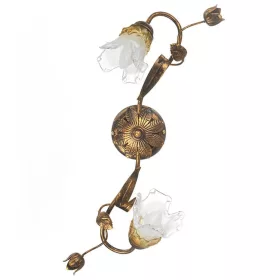 ONLI PLAFONIERA ARIANNA 2 LUCI BRONZO 4984/PL2