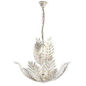 ONLI LAMPADARIO FELCE 5 LUCI COL.AVORIO 4996/5A