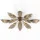 ONLI PLAFONIERA FELCE OVALE 6L COL.BRONZO 4996/OV6B