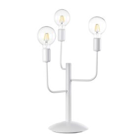   ONLI LAMPADA GRANDE MANTIS 3 LUCI BIANCA  S/LAMPADINE 4999/L3B