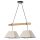 ONLI SOSPENSIONE BALDO 2 LUCI CON PARALUMI 5016/2P