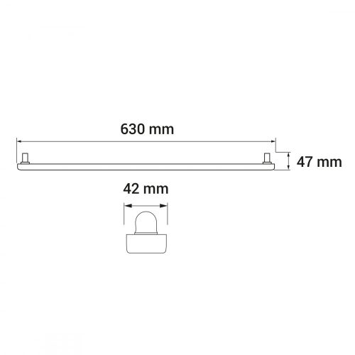 ORO ARK T8 LED 1X60