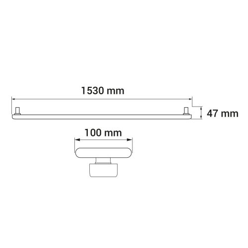 ORO ARK T8 LED 2X150