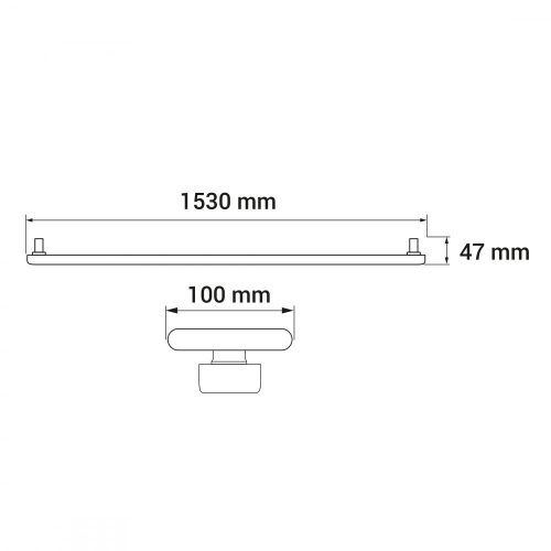 ORO ARK T8 LED 2X150