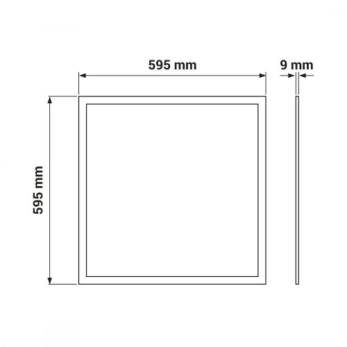 ORO-PANEL-LED-GLARE-60X60-40W-DW-II