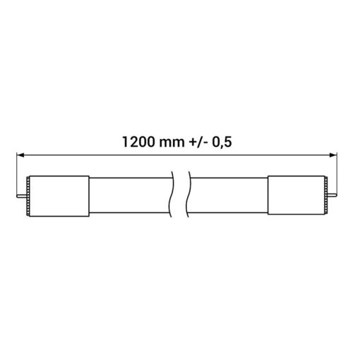 ORO-GLASS-POWER-T8-120-18W-DW