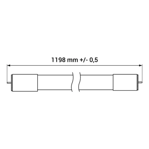 ORO-GLASS-POWER-T8-60-9W-DW