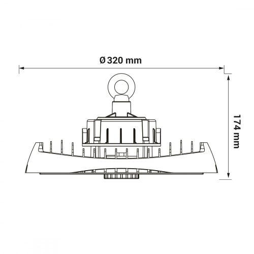 ORO-HB-DISK-200W-DW
