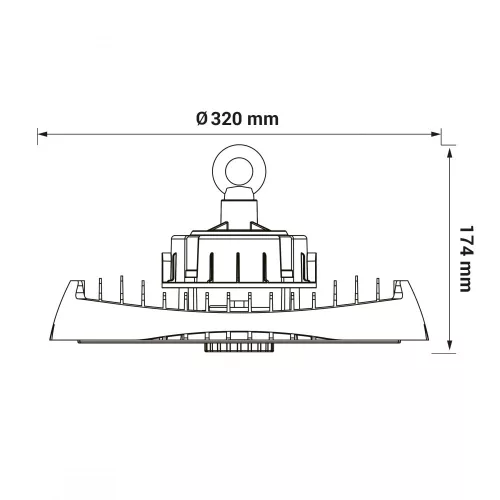 ORO-HB-DISK-200W-DW