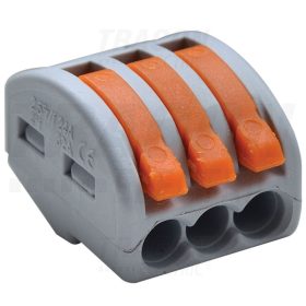   Tracon Csavar nélküli vezetékösszekötő, nyitható 0,75-4mm2, 32A, 400VAC 3P