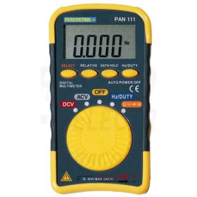 Tracon Digitális multiméter DCV, ACV, OHM, C, Hz, dioda