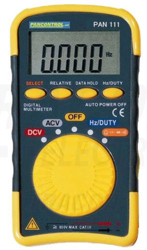 Tracon Digitális multiméter DCV, ACV, OHM, C, Hz, dioda