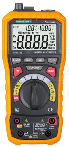 Tracon Digitális multiméter C, Term, Humidity, dB, Hz,Lux,