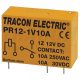 Tracon Print relé 12V DC / 1×CO (10A, 230V AC / 30V DC)
