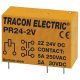 Tracon Print relé 24V DC / 2×CO (5A, 230V AC / 30V DC)