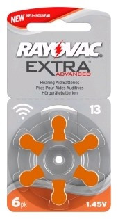 Rayovac Extra Hallókészülék Elem V13