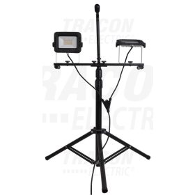   Tracon Állványos LED szerelő fényvető 180-240 VAC, 2×30W, 4000K, IP65, 2×2400lm, EEI=A