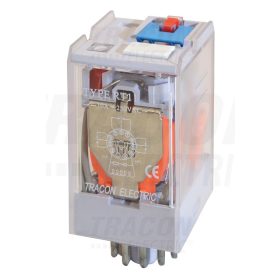   Tracon Ipari teljesítmény relé 110V DC / 3×CO (10A, 230V AC / 28V DC)