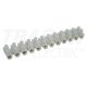 Tracon Flex. nyomólemezes sorozatkapocs, H profil, 12 tag, natúr 4mm2, 450VAC, 25A, PP