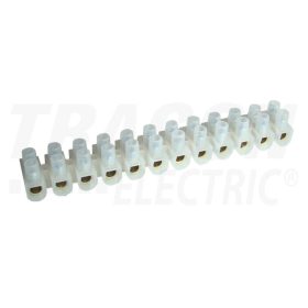   Tracon Flexibilis sorozatkapocs, U profil, 12 tag, natúr 4mm2, 450VAC, 25A, PE