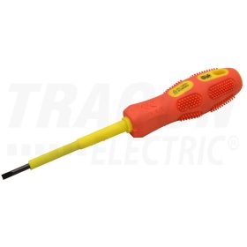   Tracon Csavarhúzó, egyenes, 1000V-ra szigetelt, sárga-piros nyél AC 1000V, 4x100mm