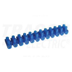   Tracon Flexibilis sorozatkapocs, U profil, 12 tag, kék 10mm2, 450VAC, 50A, PE