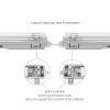 LIMEA LED Fénycső armatúra SLIM 2x120 IP65