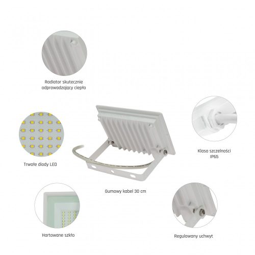 NOCTIS LUX 3 SMD 230V 30W IP65 NW fehér
