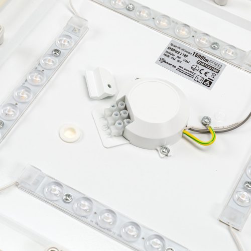 NYMPHEA 2 TOP LED 230V 18W IP44 IK10 NW négyzet