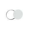 NYMPHEA BLACK & WHITE RINGS 24W CCT 230V 115DEG IP54 FI320X52 WHITE/BLACK ROUND