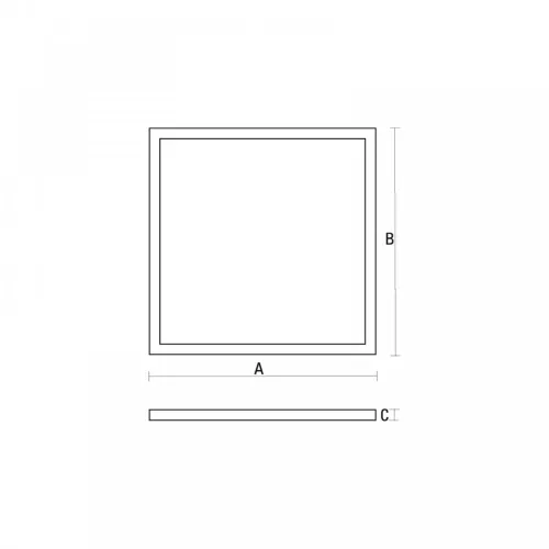 ALGINE LED 230V 45W 600x600mm UGR<19 1001lm/W