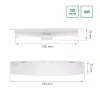 ALGINE 2in1 LED PANEL kerek 18W 1900lm NW