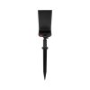 Solar fixture OWL IP65 290x188x95mm black