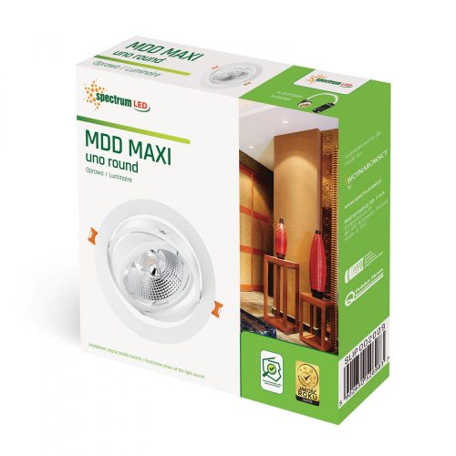 MDD MAXI Kerek IP20 152mm / max 20W
