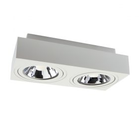 MIRORA GU10 X2 IP20 négyszögletes fehér