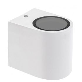   PARETE GU10 X1 ONE DIRECTION SCONCE 250V IP54 80 x 73 x 95mm FEHÉR