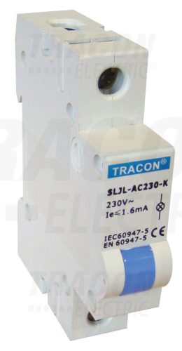 Tracon Sorolható ledes jelzőlámpa, kék  230V AC