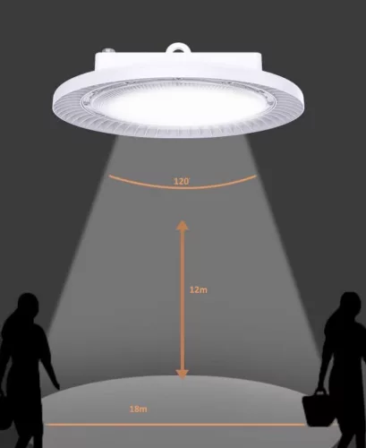 SEIPRO PRÉMIUM LED CSARNOKVILÁGÍTÓ 200W 5000K, 32000lm, DALI, 5ÉV GARANCIA