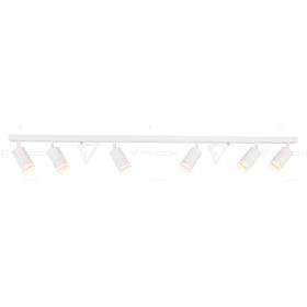   Tracon  GU10x6 Mennyezeti állítható spot lámpatest, fehér, 100-240VAC, 50Hz, 6xGU10, max.6x35W
