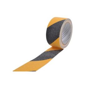   Tracon Csúszást csökkentő jelölőszalag, sárga-fekete 5m × 50mm
