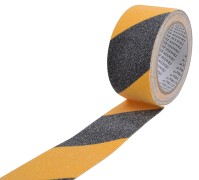 Tracon Csúszást csökkentő jelölőszalag, sárga-fekete 5m × 50mm
