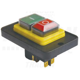   Tracon Relés biztonsági kapcsoló 5PIN, 230 VAC, 12A/AC3, IP54, 6,3×0,8