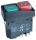 Tracon Relés biztonsági kapcsoló, bepattintható, fekete kerettel 4PIN, 230VAC, 12A/AC3, IP54, 6,3×0,8