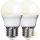 LED   Ping Pong Double pack, Opal E27 5,5W 3000K ST336-74
