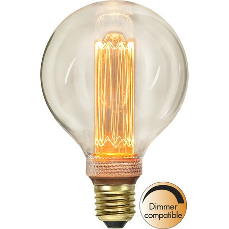 LED New Generation Filament Dimmerable Soft Glow G95 Clear E27 2,5W 1800K ST349-51-1